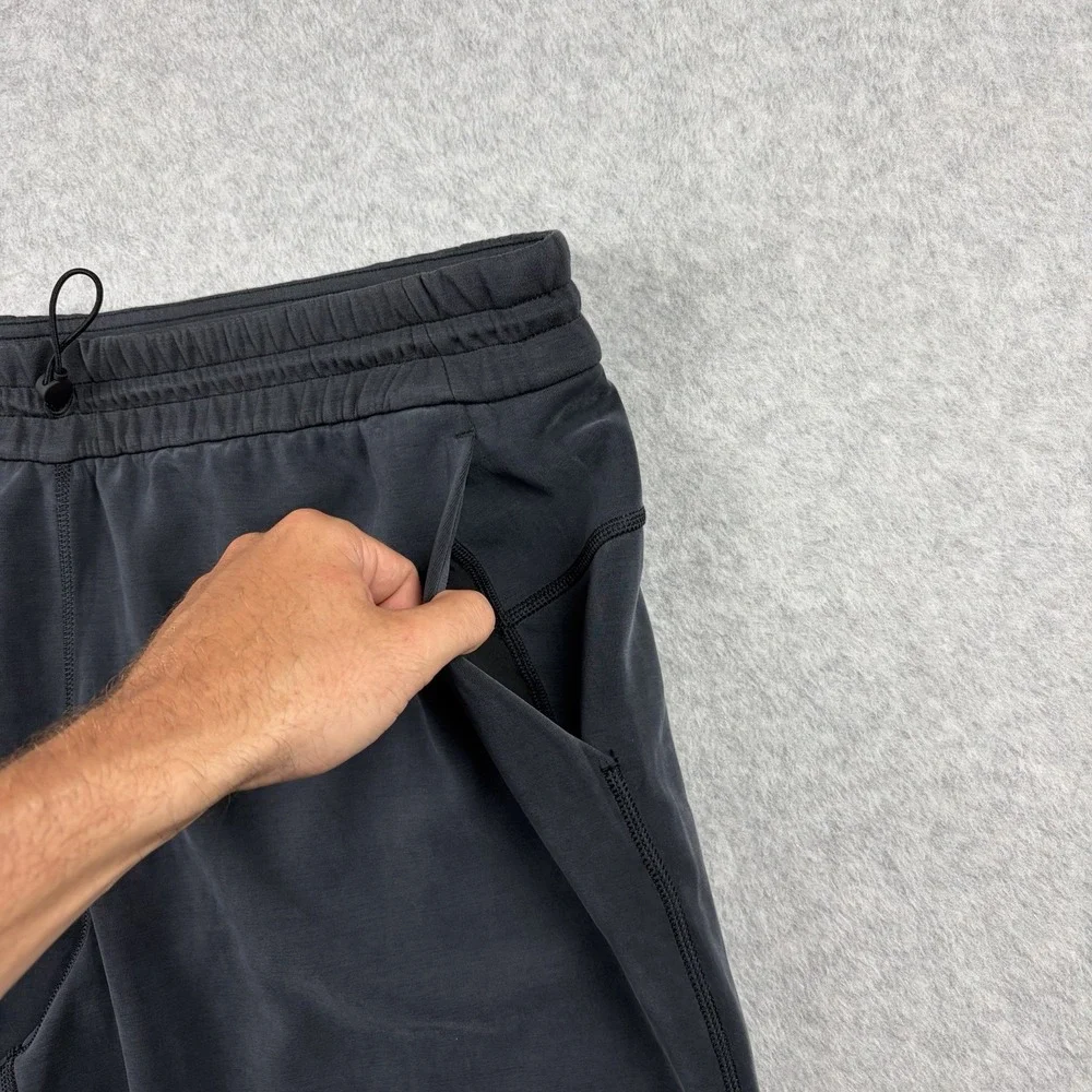 Lululemon Softstreme High Rise Wide Leg Cropped Pant‎ Womens 14 Faded Black